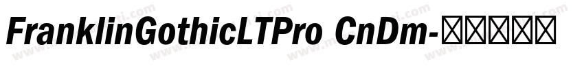 FranklinGothicLTPro CnDm字体转换